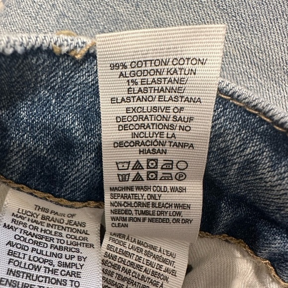 LUCKY Brand Trouble Maker Bridgette Crop High Rise Jeans - Picture 9 of 10